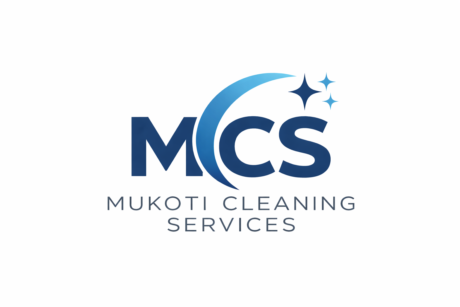 Mukoti Cleaning Services logo mark on charcoal background